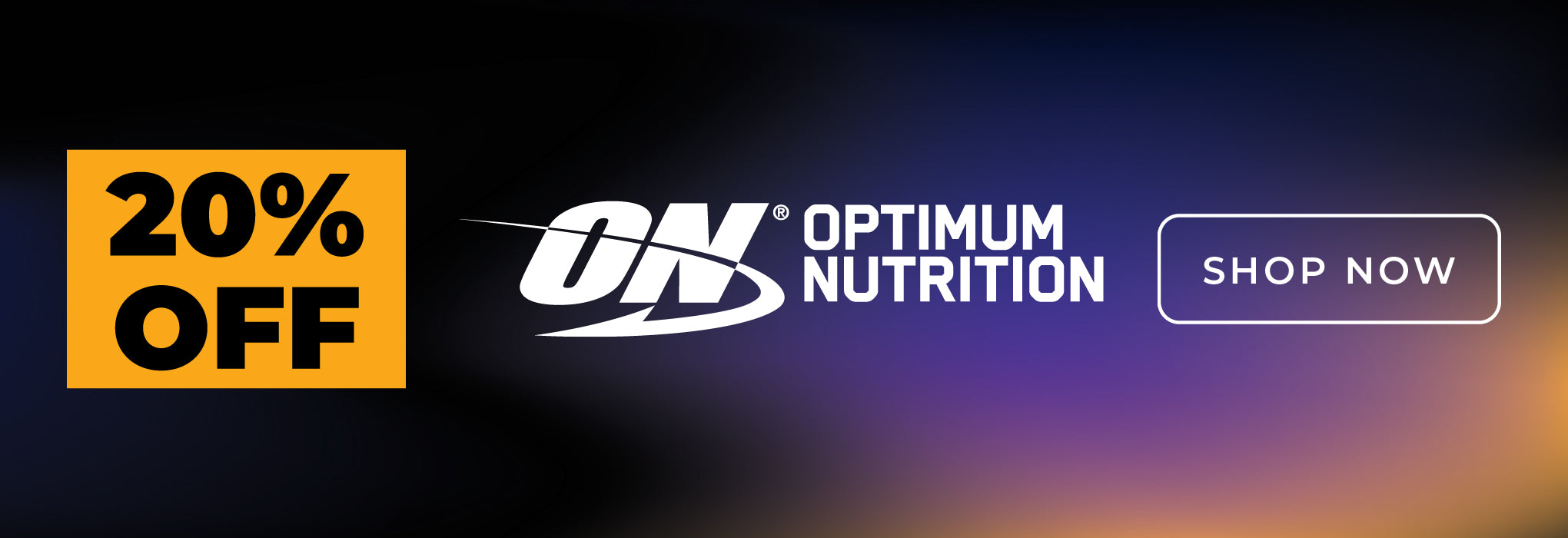 20% OFF OPTIMUM NUTRITION