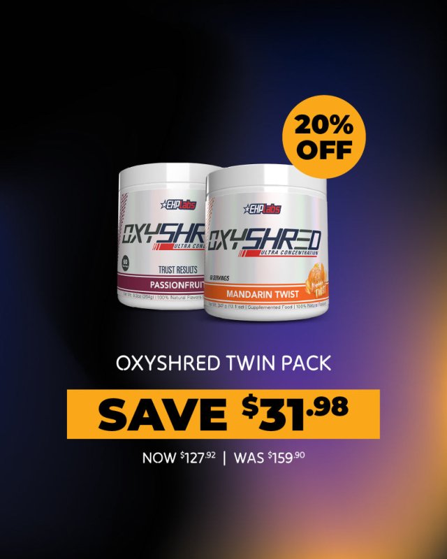 ASN Black Friday - EHP Labs Oxyshred Twin Pack