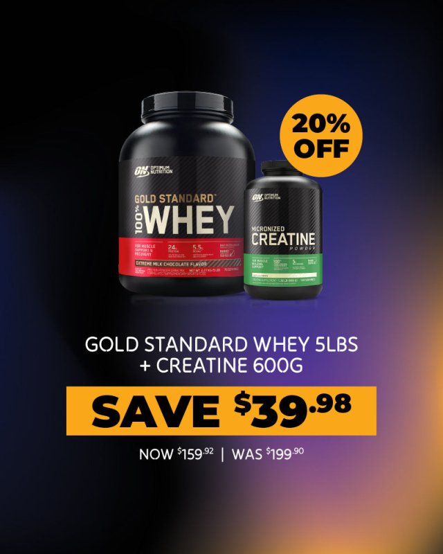 Optimum Nutrition Gold Standard Whey + Creatine 