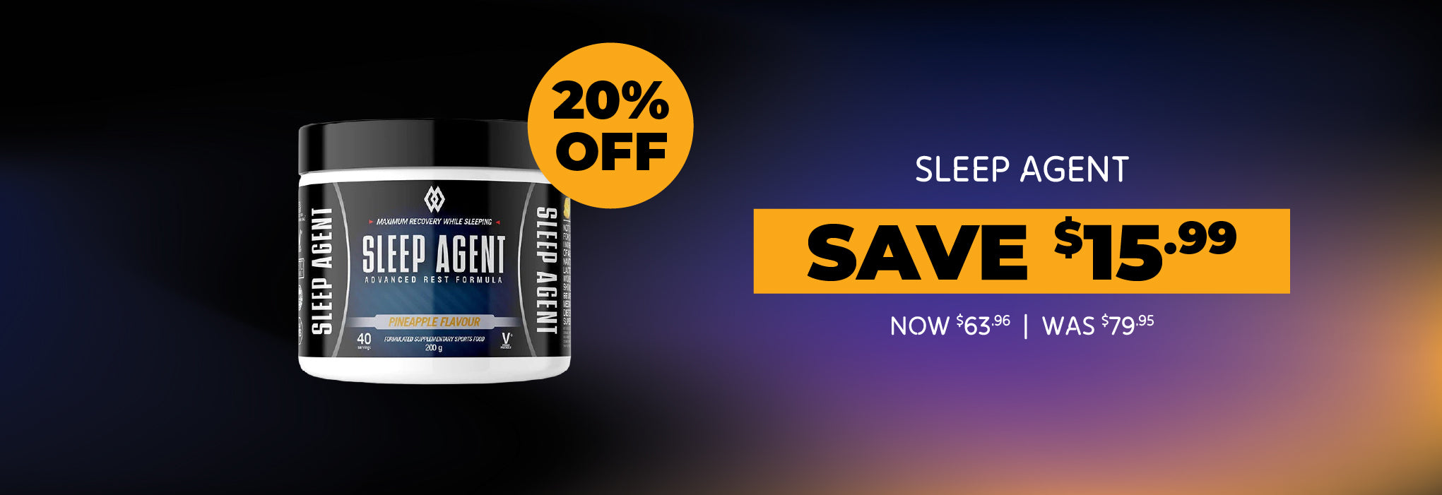 Save 20% off Musclewerks Sleep agent