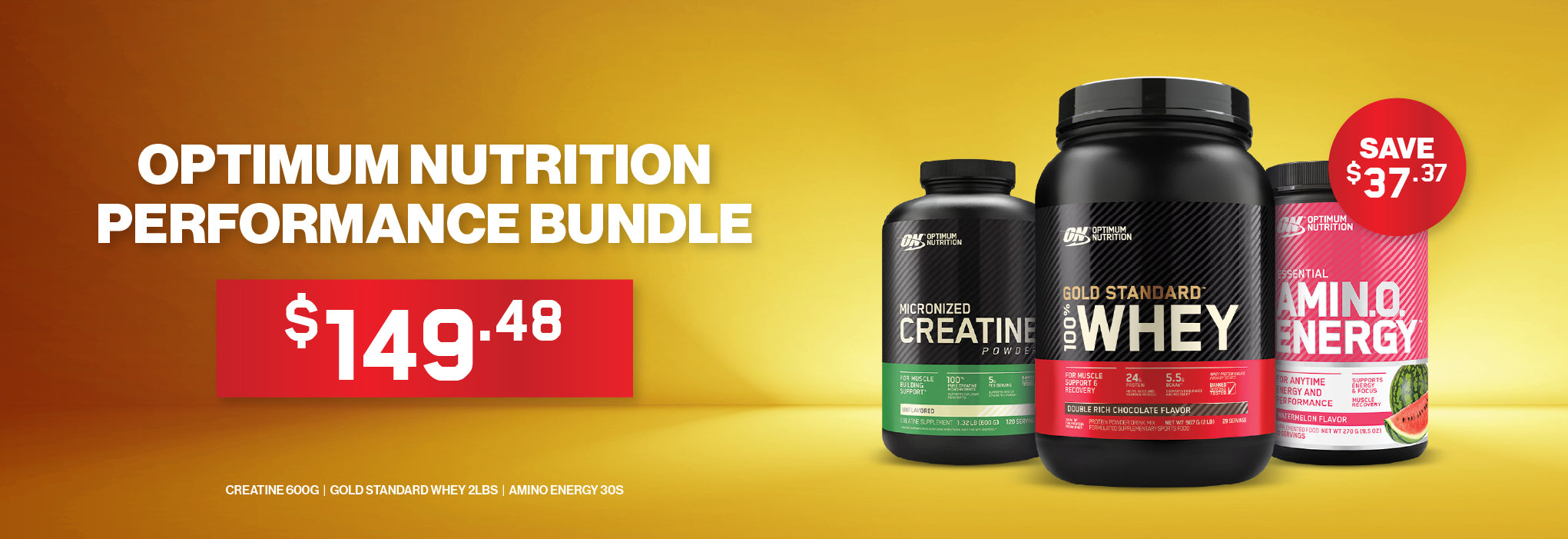 Optimum Nutrition Performance Bundle