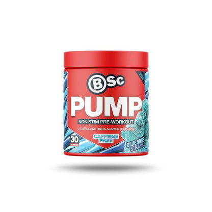 Body Science BSC PUMP Non Stim PWO - Sour Blue Straps