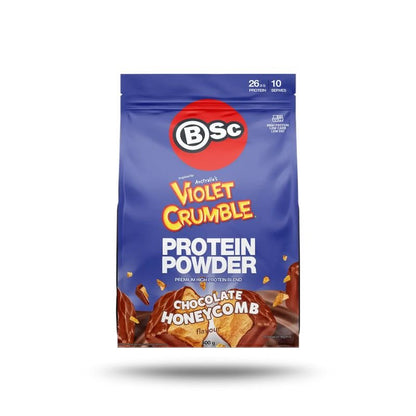 Body Science BSC Violet Crumble Protein Powder - Choc Honeycomb