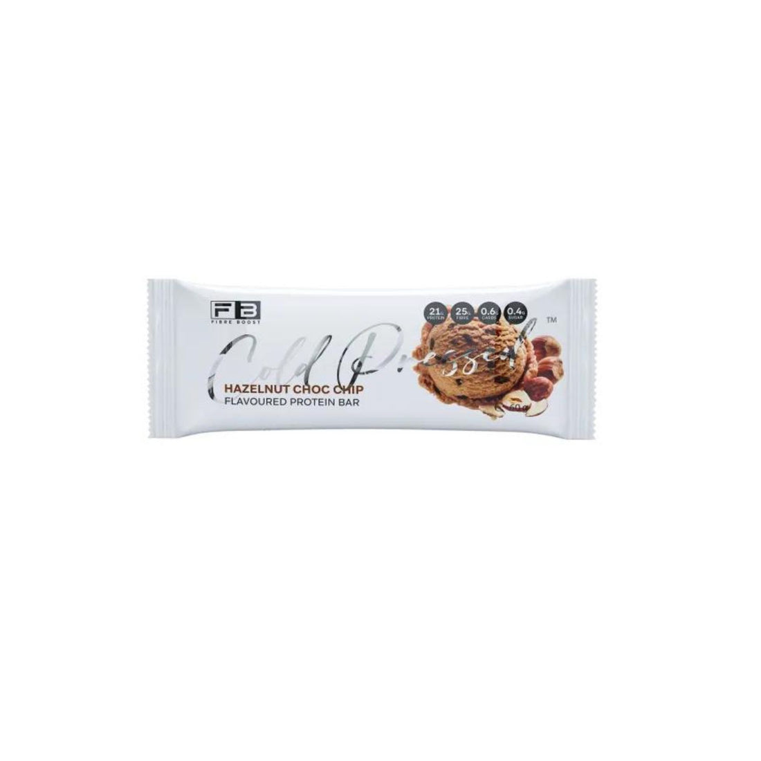 Fibre Boost Cold Pressed Bar - Single Hazelnut Choc Chip