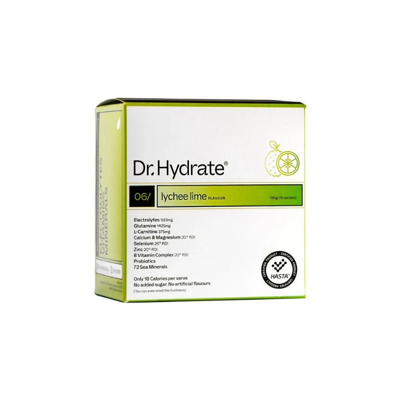 Dr Hydrate Sachets - Lychee Lime