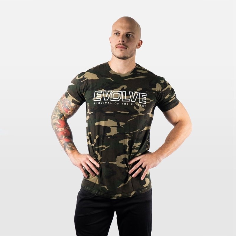 Evolve Camo Tee Shirt - Mens