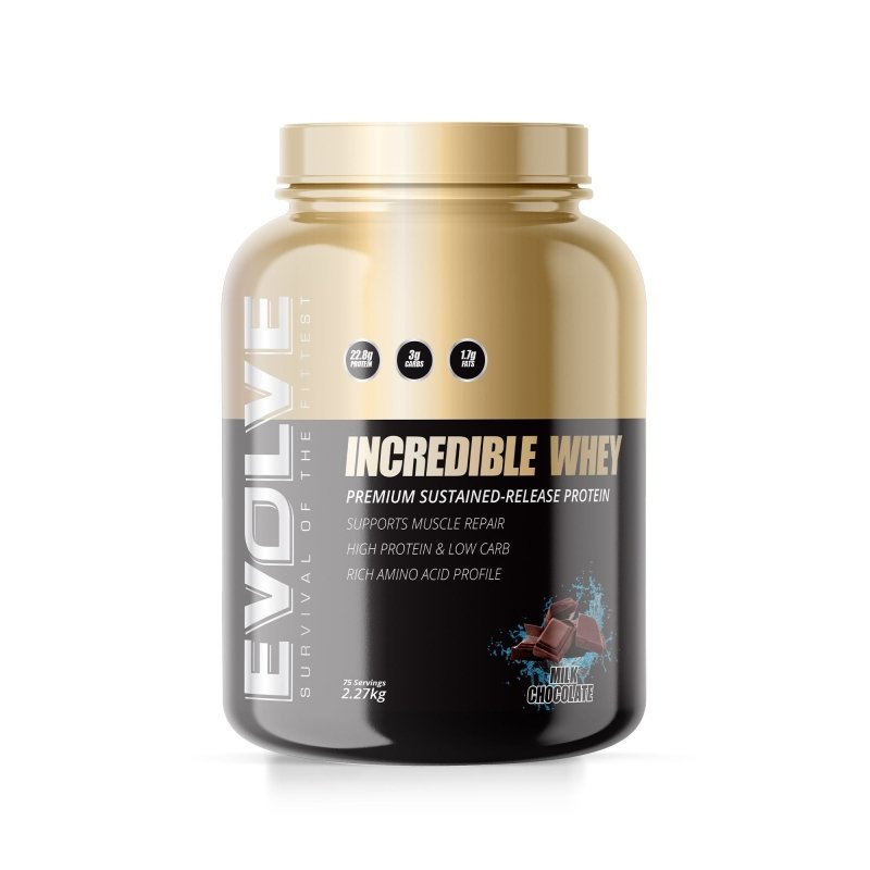 Evolve Incredible Whey 2.27kg - Milk Chocolate