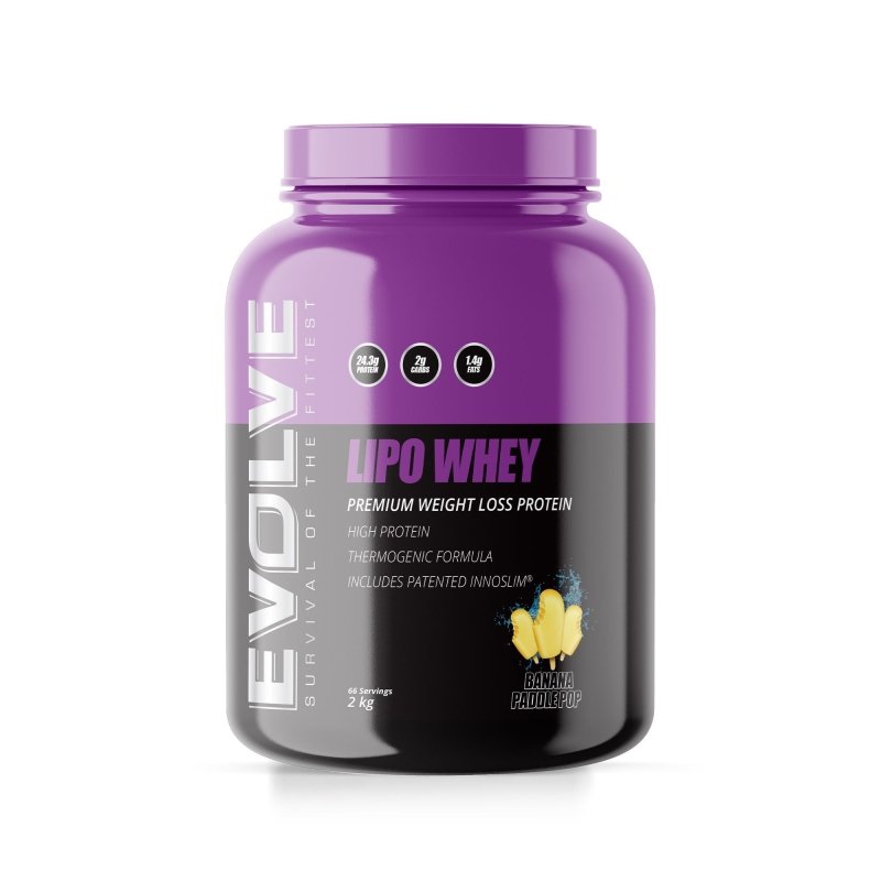 Evolve Lipo Whey 2kg - Banana Paddlepop