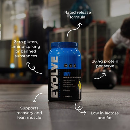 Evolve WPI Protein Powder Whey Protein Isolate