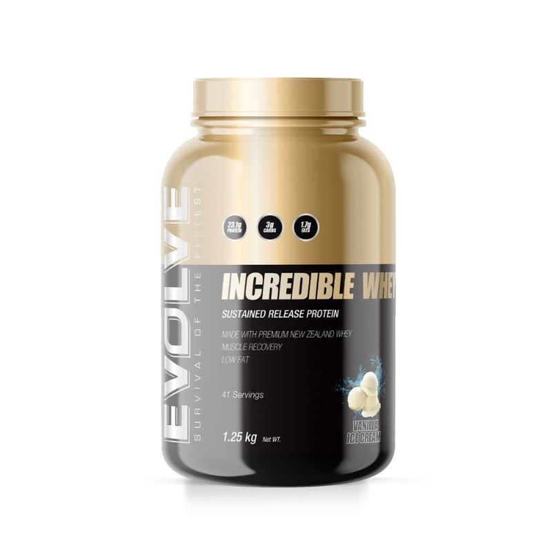 Evolve Incredible Whey 1.25kg - Vanilla