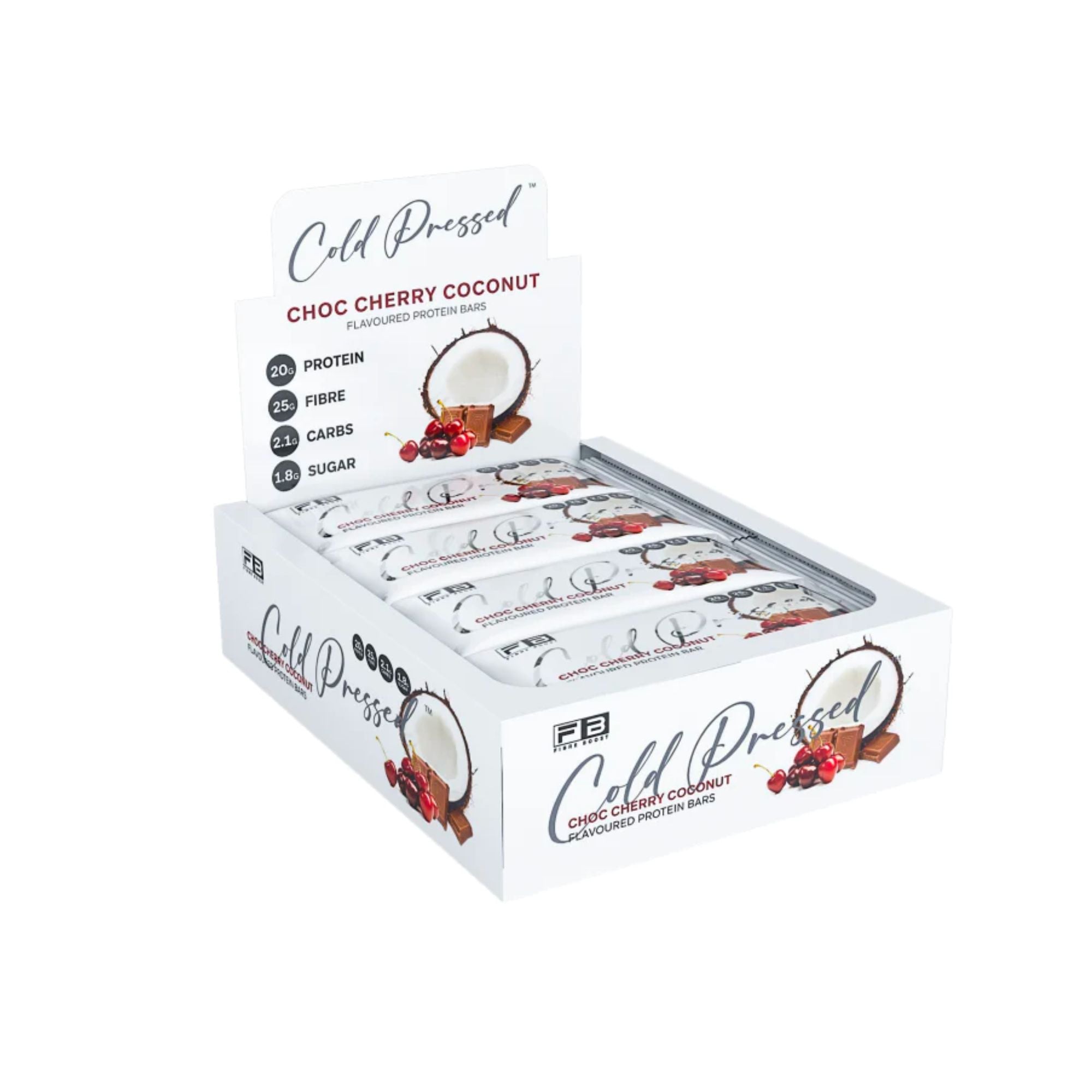 Fibre Boost Box of 12: Choc Cherry Coconut