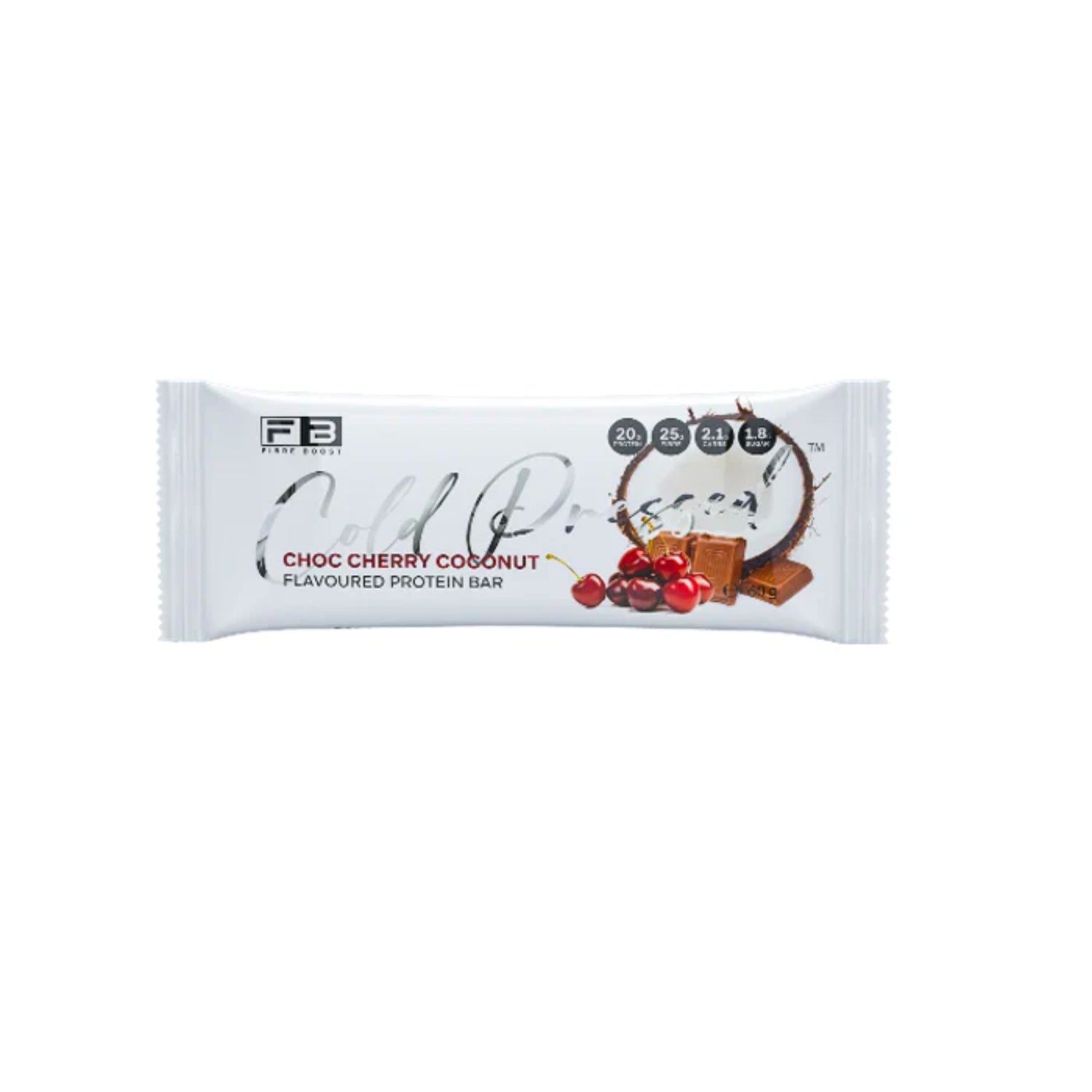 Fibre Boost Single Bar: Choc Cherry Coconut