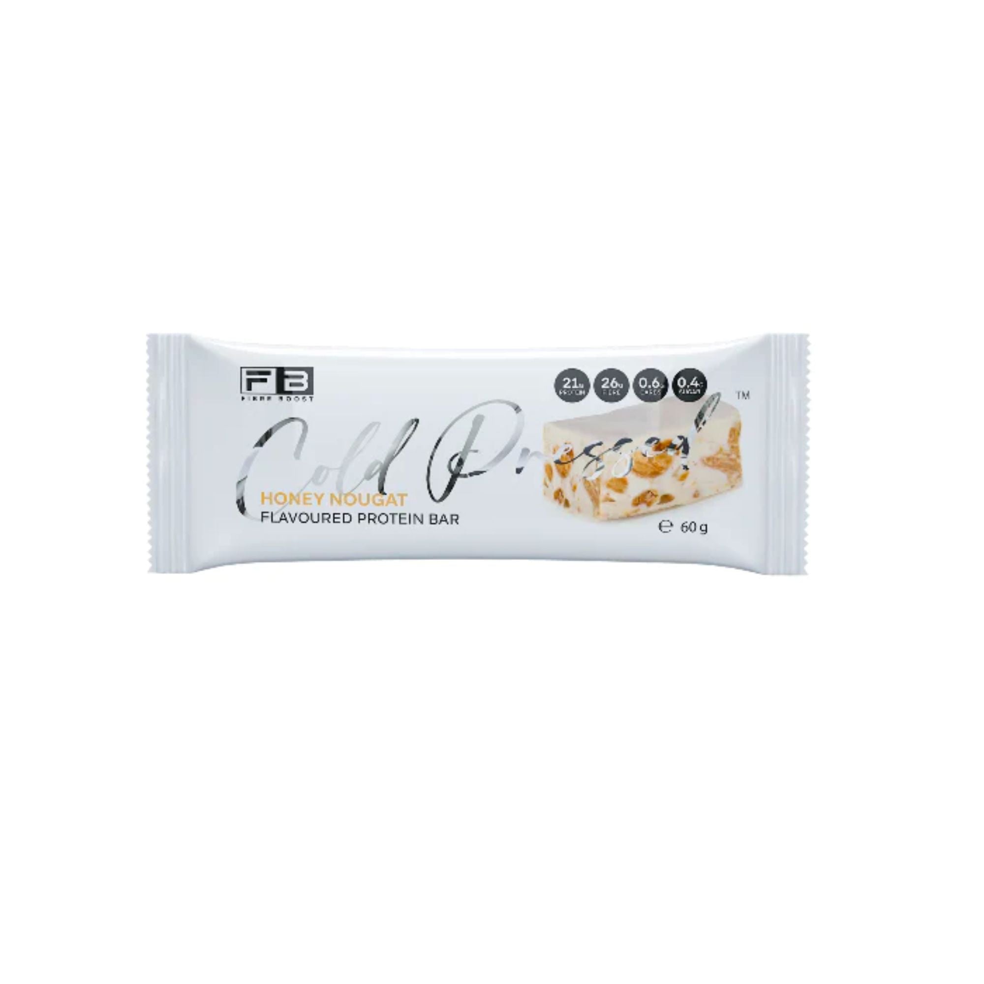 Fibre Boost Single Bar: Honey Nougat