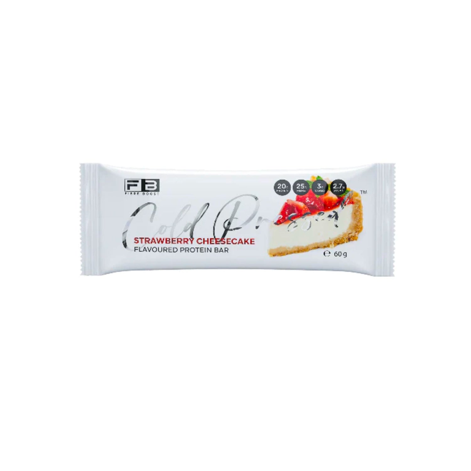 Fibre Boost Single Bar: Strawberry Cheesecake