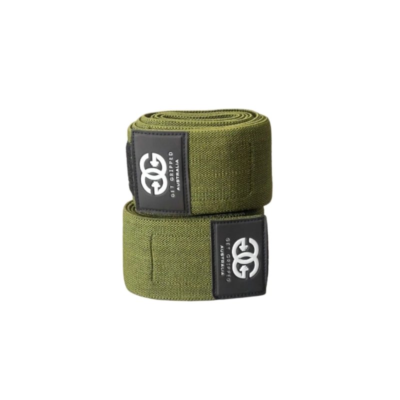 Get Gripped Knee Wrap Olive