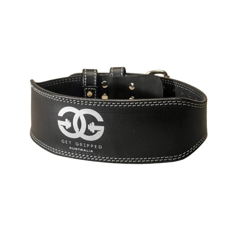 Get Gripped Leather Belt Black