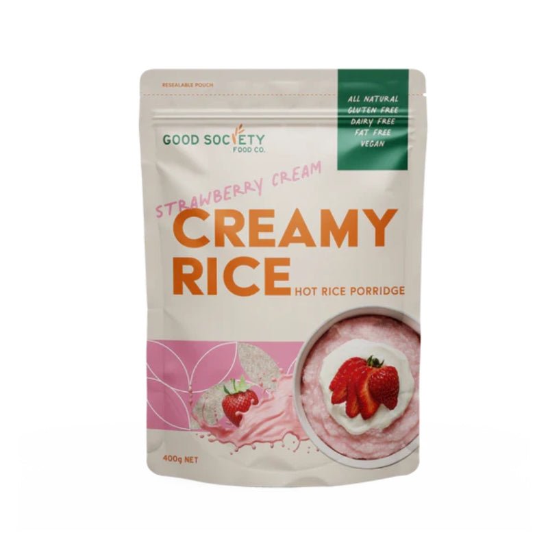 Good Society Food Co Creamy Rice - Strawberry