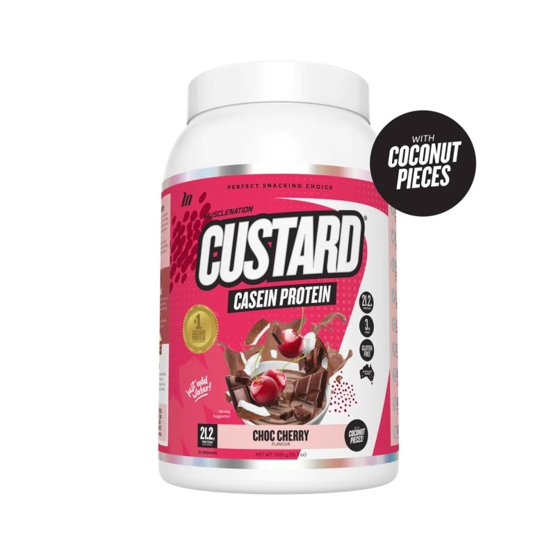 Muscle Nation Custard Protein Powder Casein