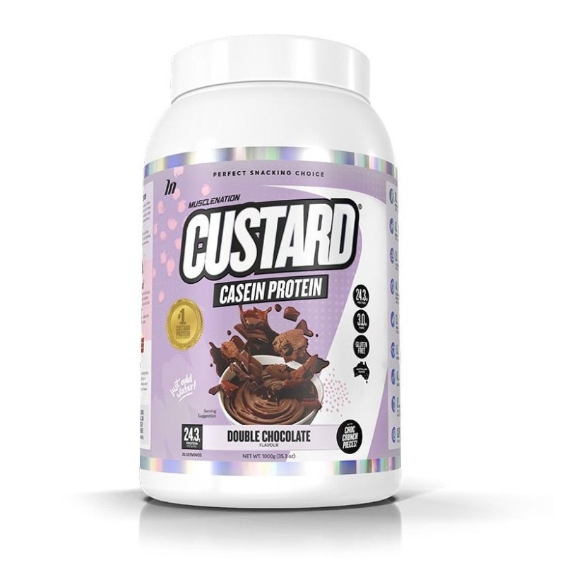 Muscle Nation Custard Protein Powder Casein