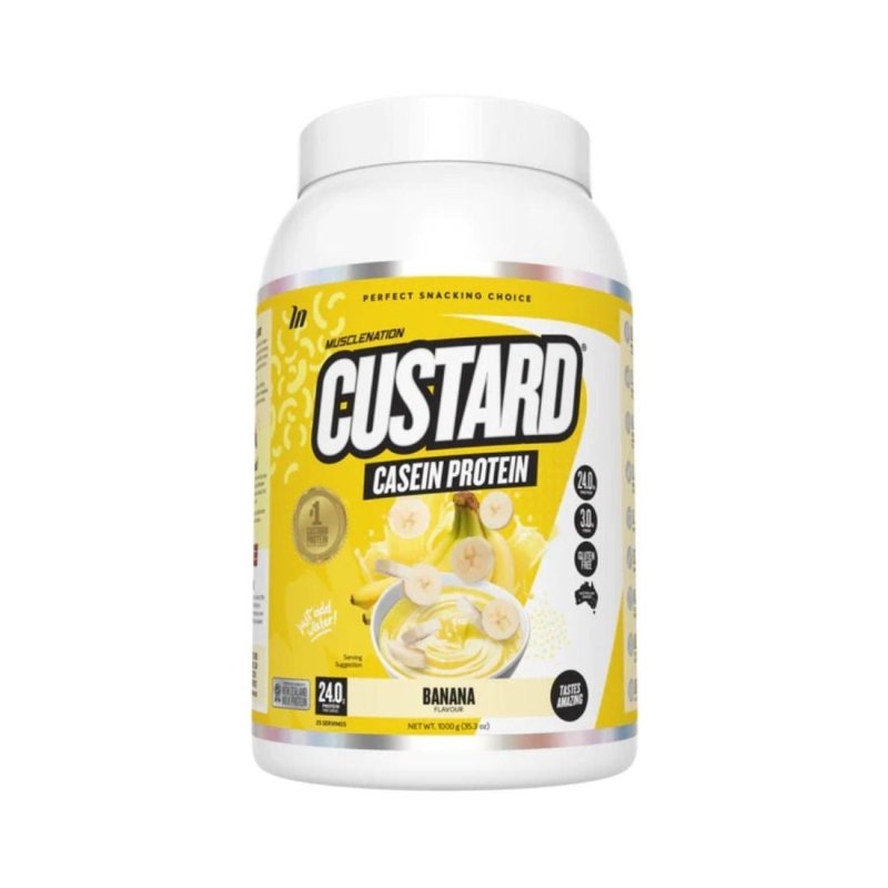 Muscle Nation Custard Protein Powder Casein