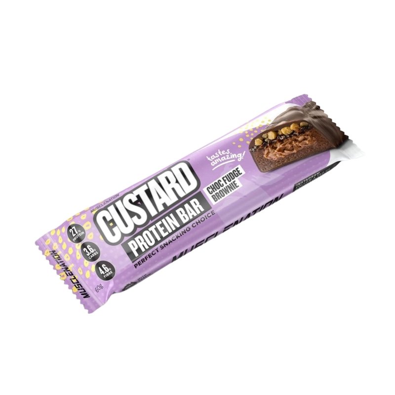 Muscle Nation Custard Protein Bar - Single Choc Fudge Brownie