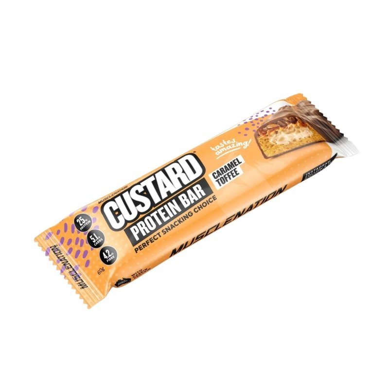 Muscle Nation Custard Protein Bar - Single Caramel Toffee