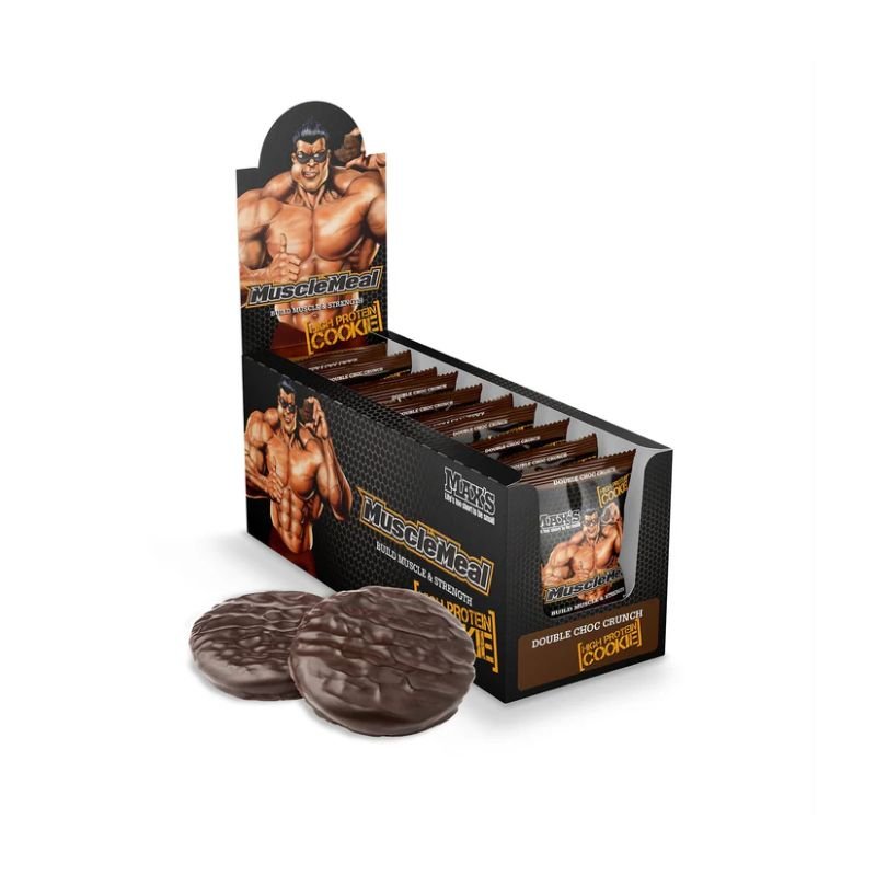 Muscle Meal Cookie Box of 12 - Double Choc Crunch