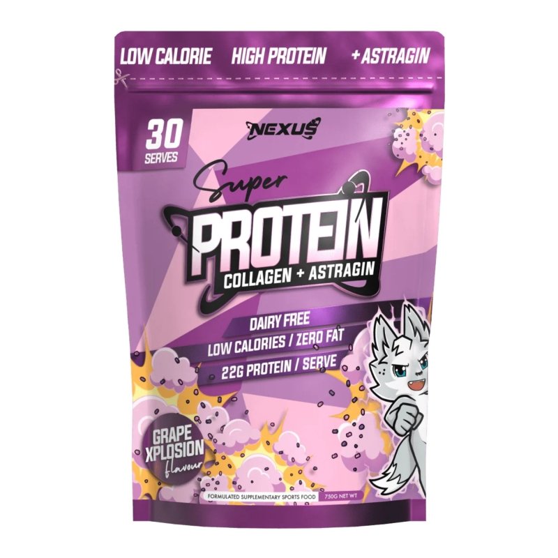 Nexus Super Protein - Collagen: Grape Xplosion