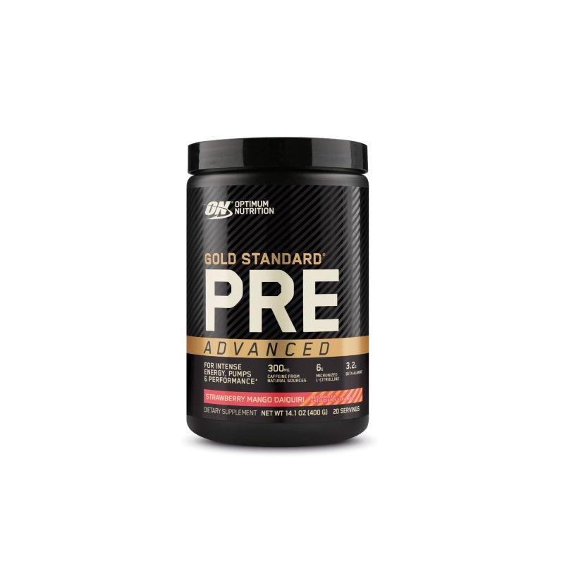 Gold Standard Pre- Advanced PWO -  Strawberry Mango