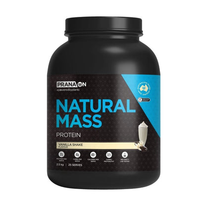 PranaOn Natural Mass - Vanilla 2.5kg