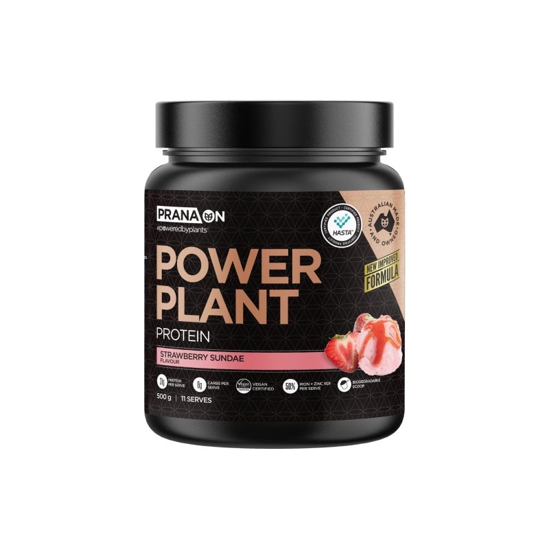 PranaOn Power Plant - Strawberry Sundae 500g