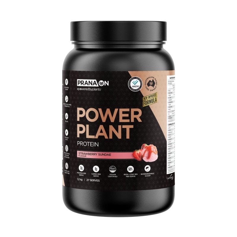 PranaOn Power Plant - Strawberry Sundae 1.2kg