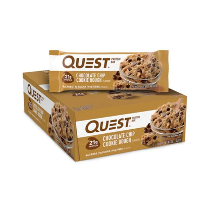 Quest Bar - Choc Chip Cookie Dough Box of 12