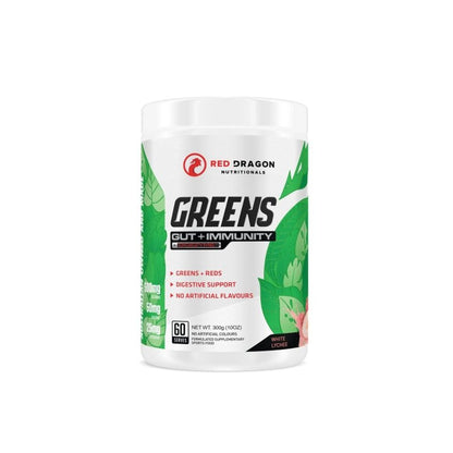 Red Dragon Greens - White Lychee