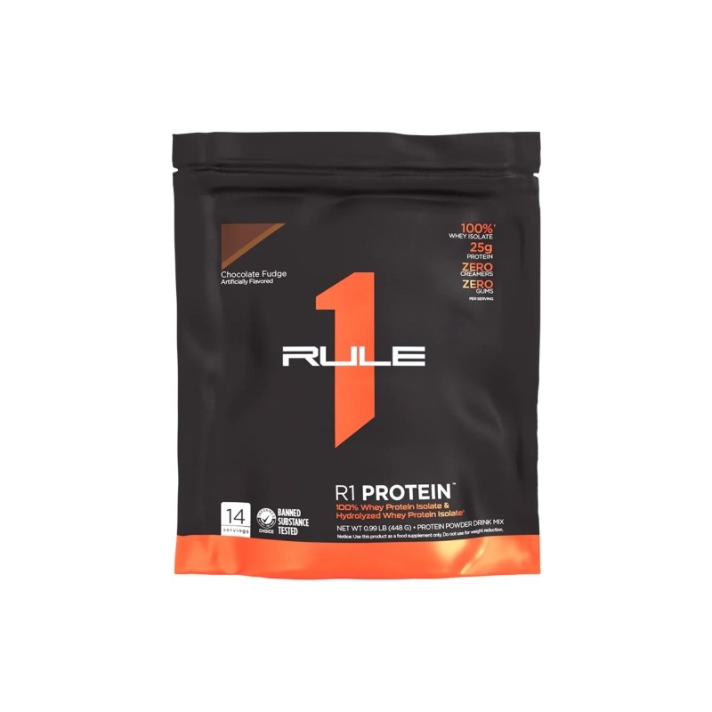 Rule 1 R1 WPI Protein 1LB Chocolate Fudge